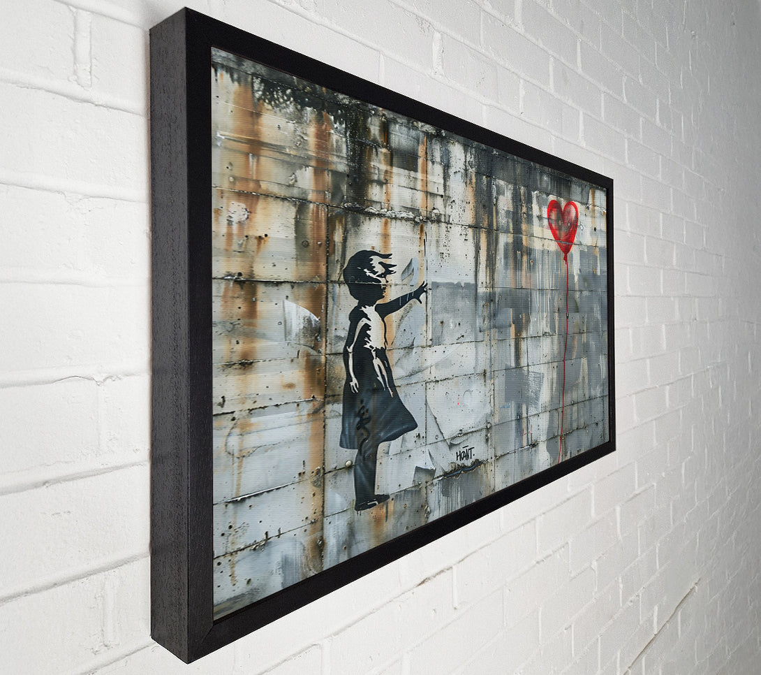  A Canvas Print of Red Heart'S Loss Canvas Print