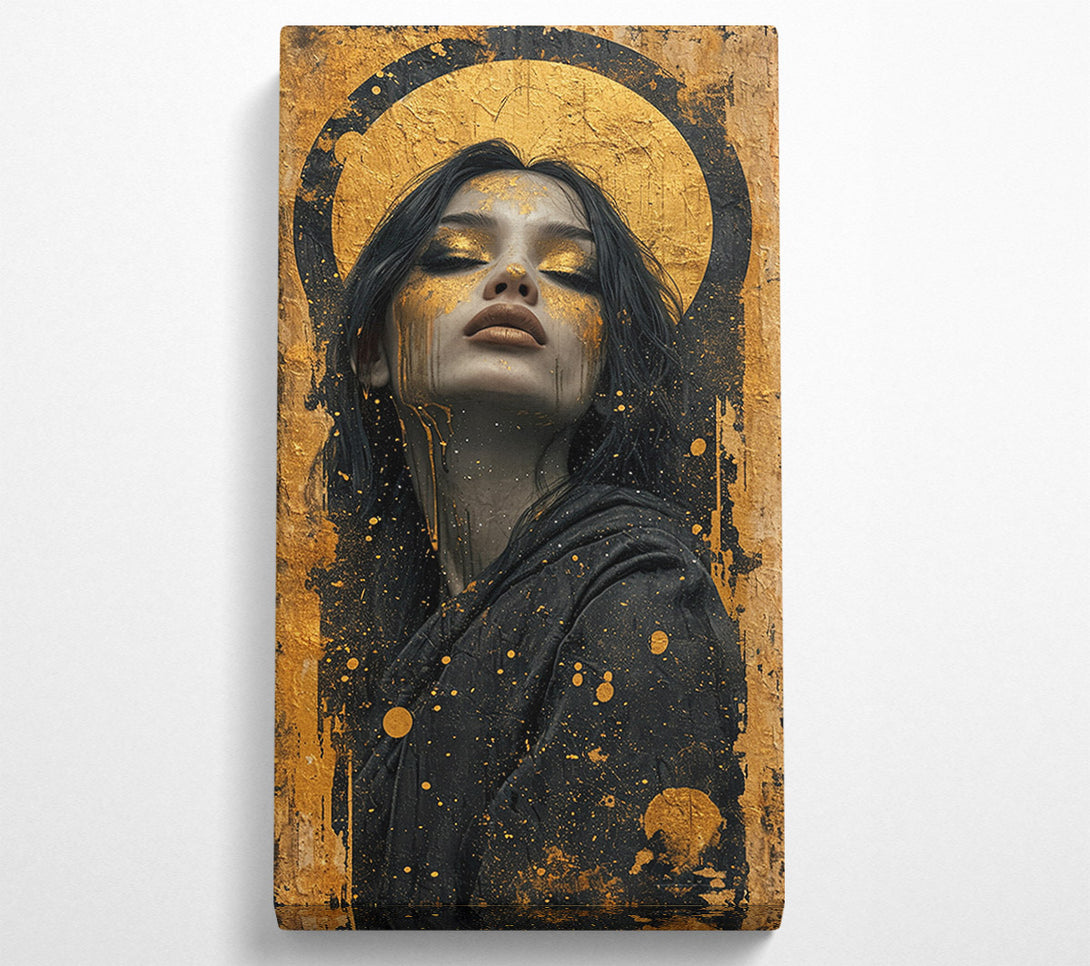  A Canvas Print of Gold Girl Canvas Art