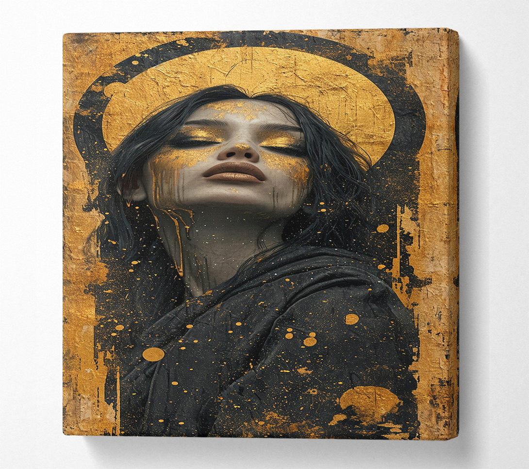  A Canvas Print of Gold Girl Canvas Art