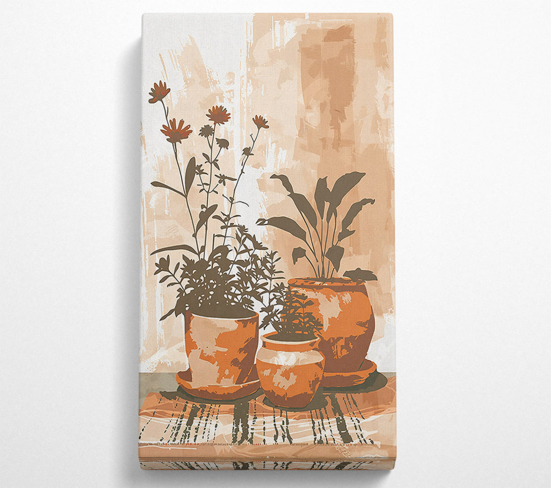 A Canvas Print of Terracotta Still Life Canvas Print
