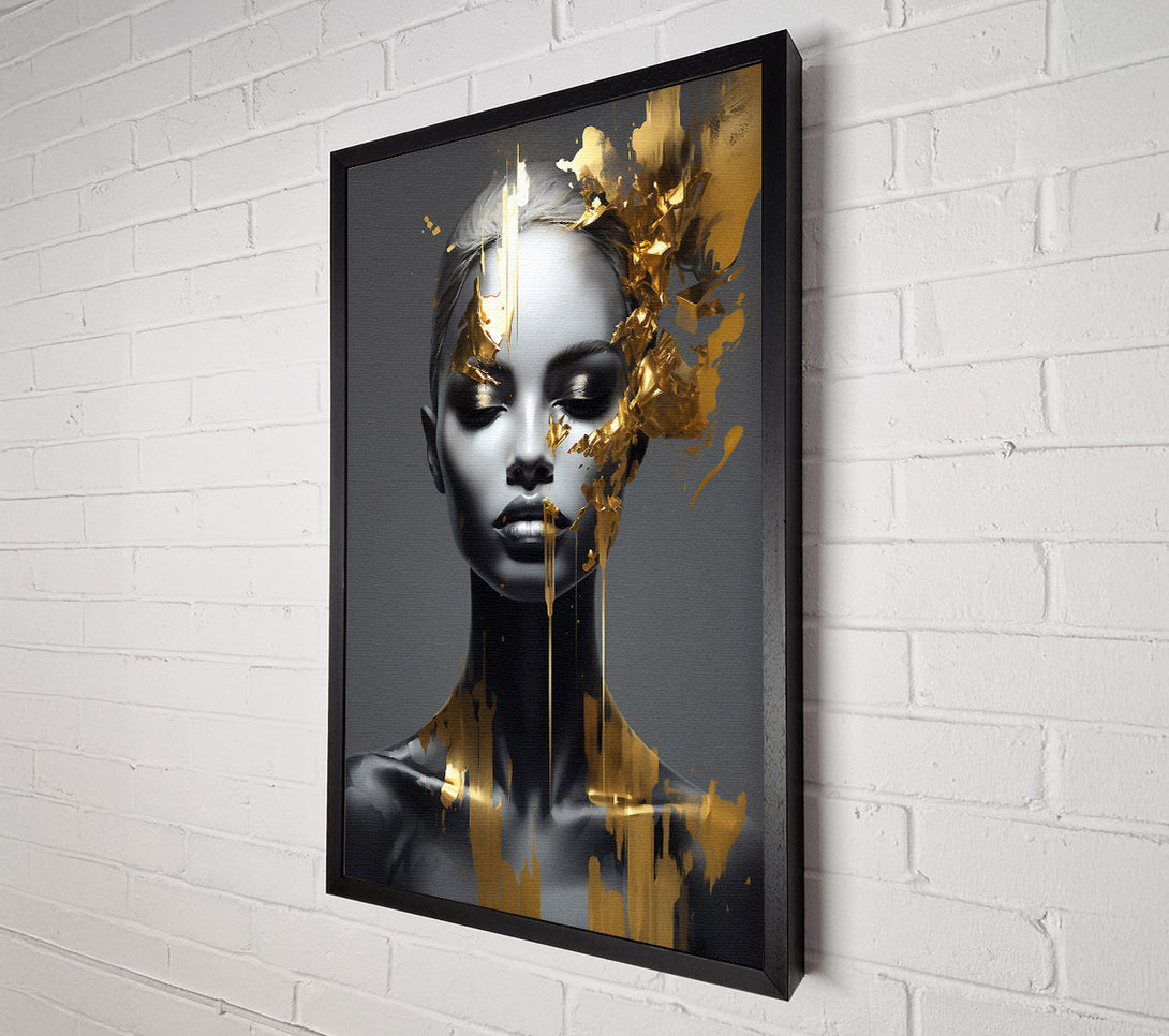  A Canvas Print of Gold Lake Lady Canvas Print