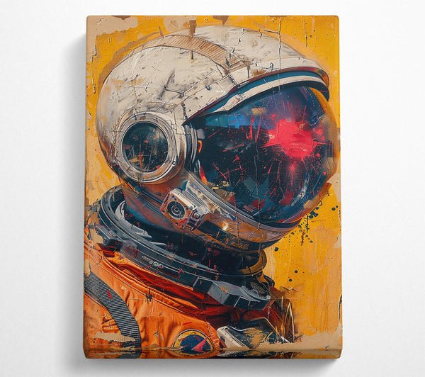  A Canvas Print of Red In The Void Canvas Print