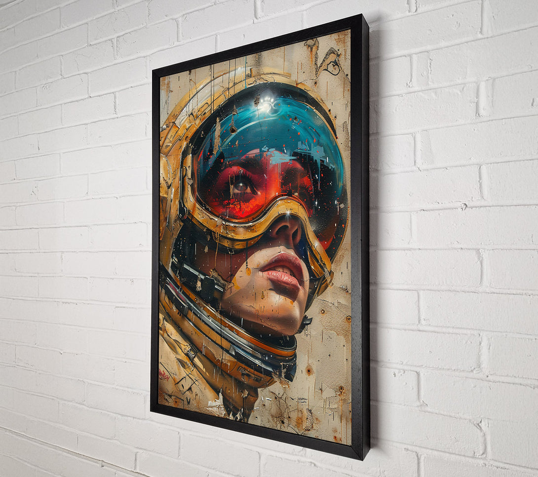 A Canvas Print of Golden Space Gaze Canvas Art