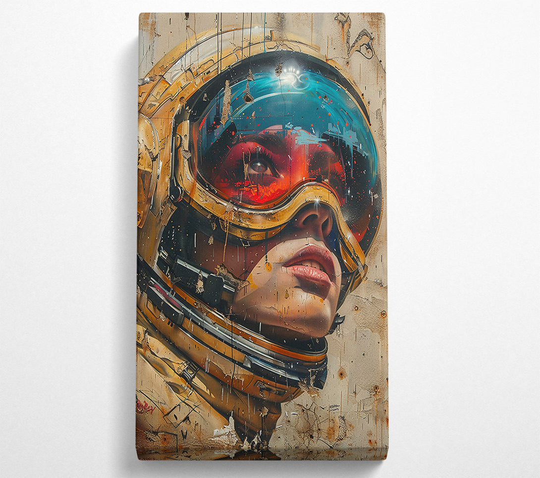  A Canvas Print of Golden Space Gaze Canvas Art