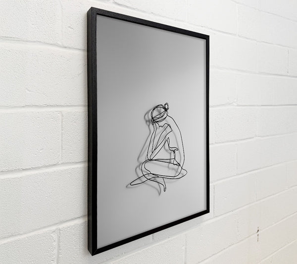 Black Wire Figure