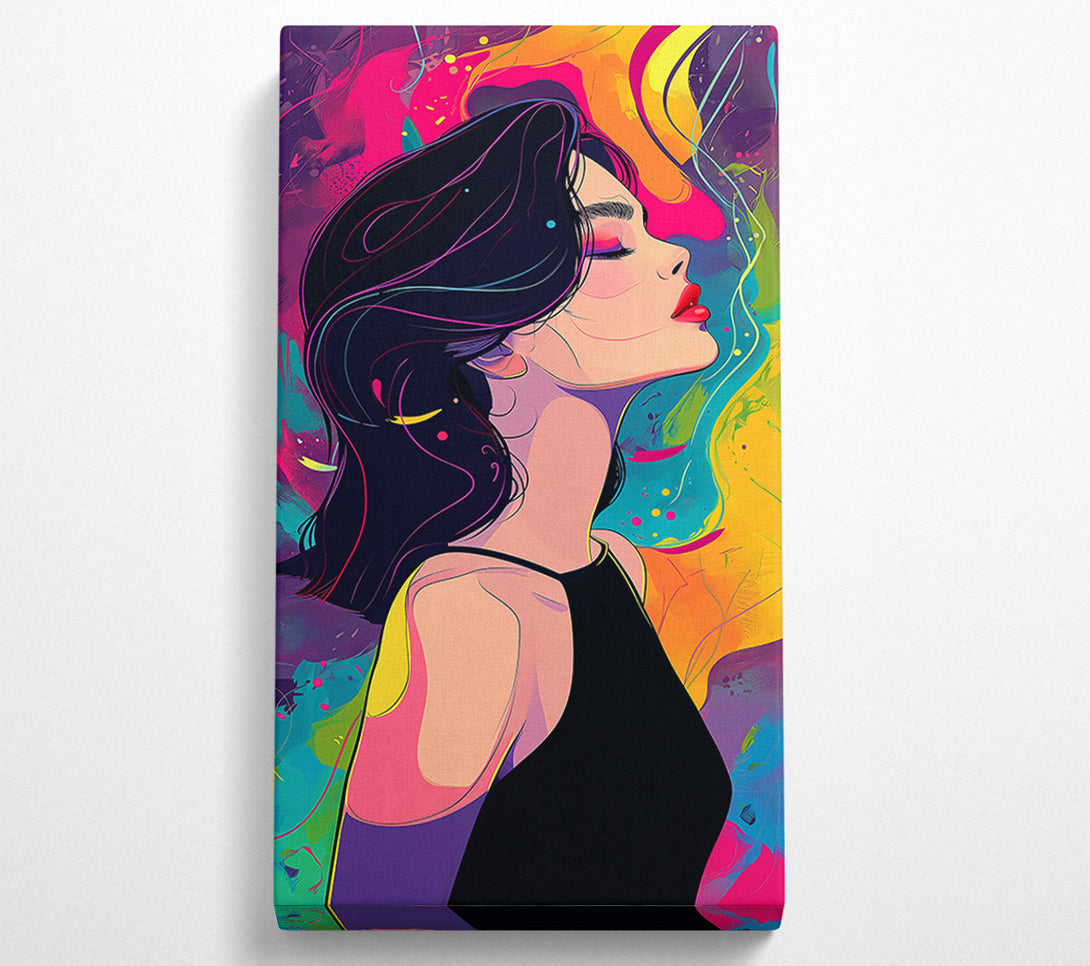  A Canvas Print of Pink And Black Dream Canvas Wall Art