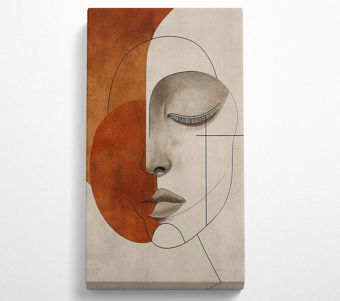  A Canvas Print of Rust And Lines Canvas Art