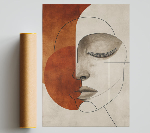 Rust And Lines Poster