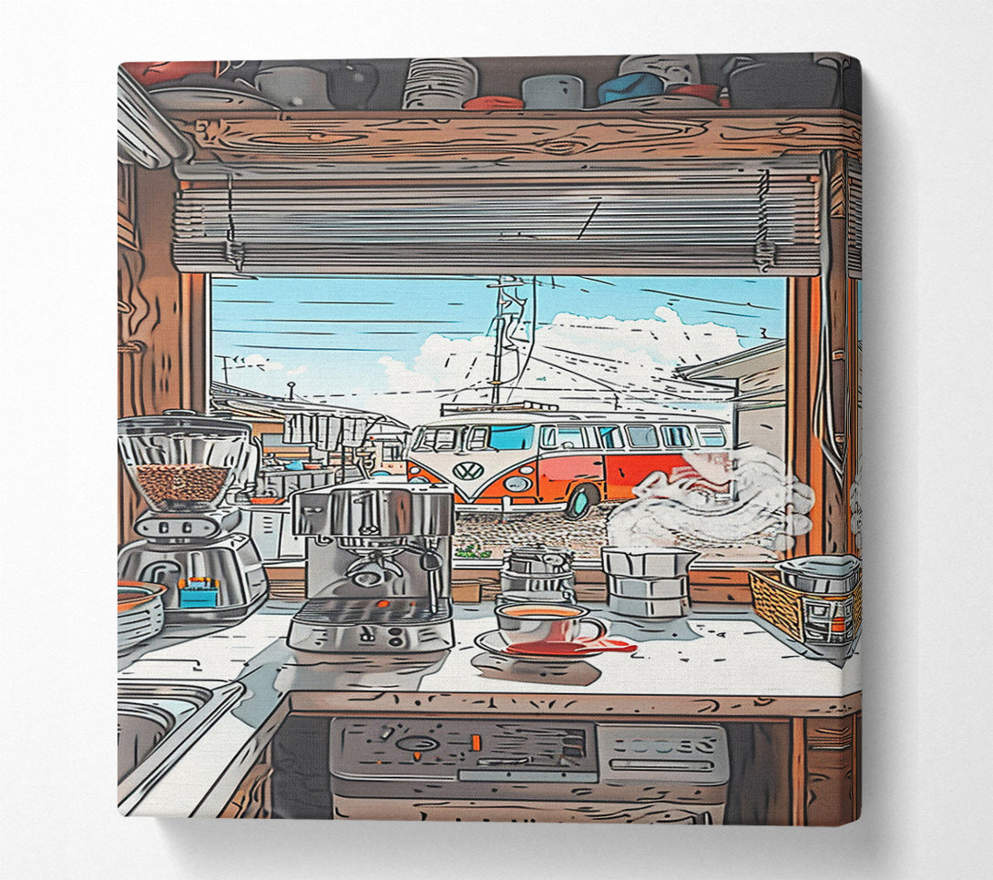  A Canvas Print of Red Coffee Dream Canvas Art