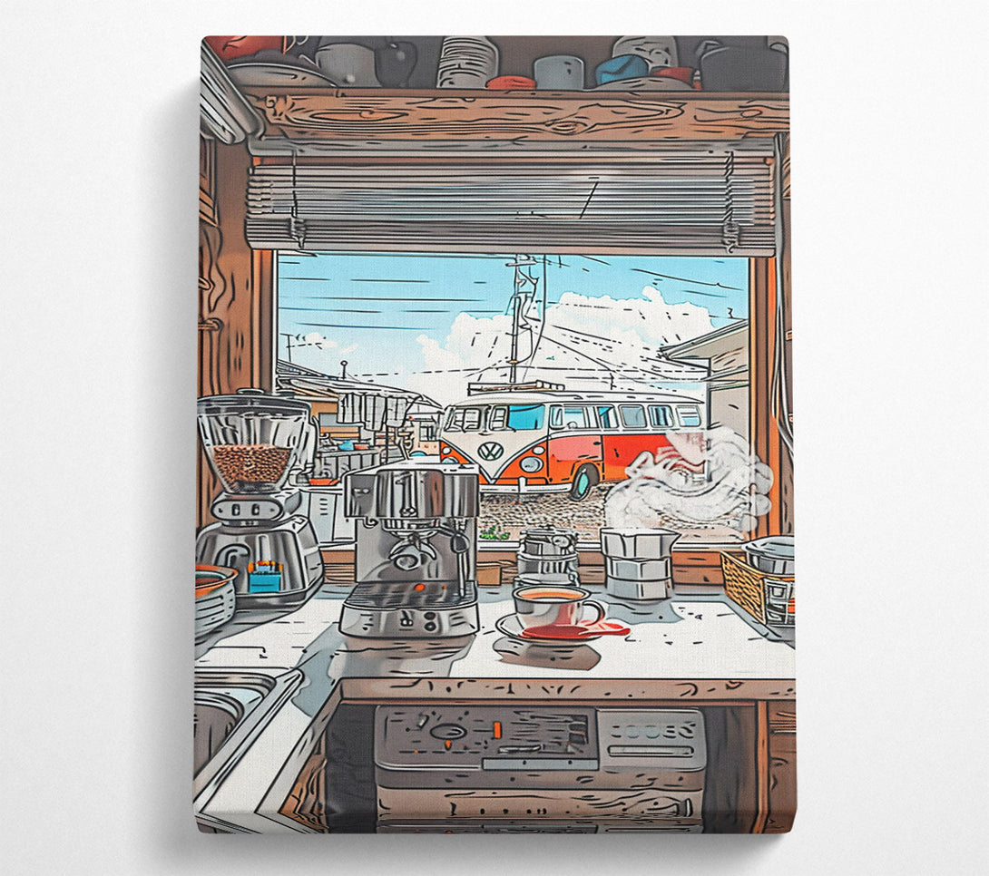  A Canvas Print of Red Coffee Dream Canvas Art