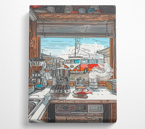  A Canvas Print of Red Coffee Dream Canvas Art