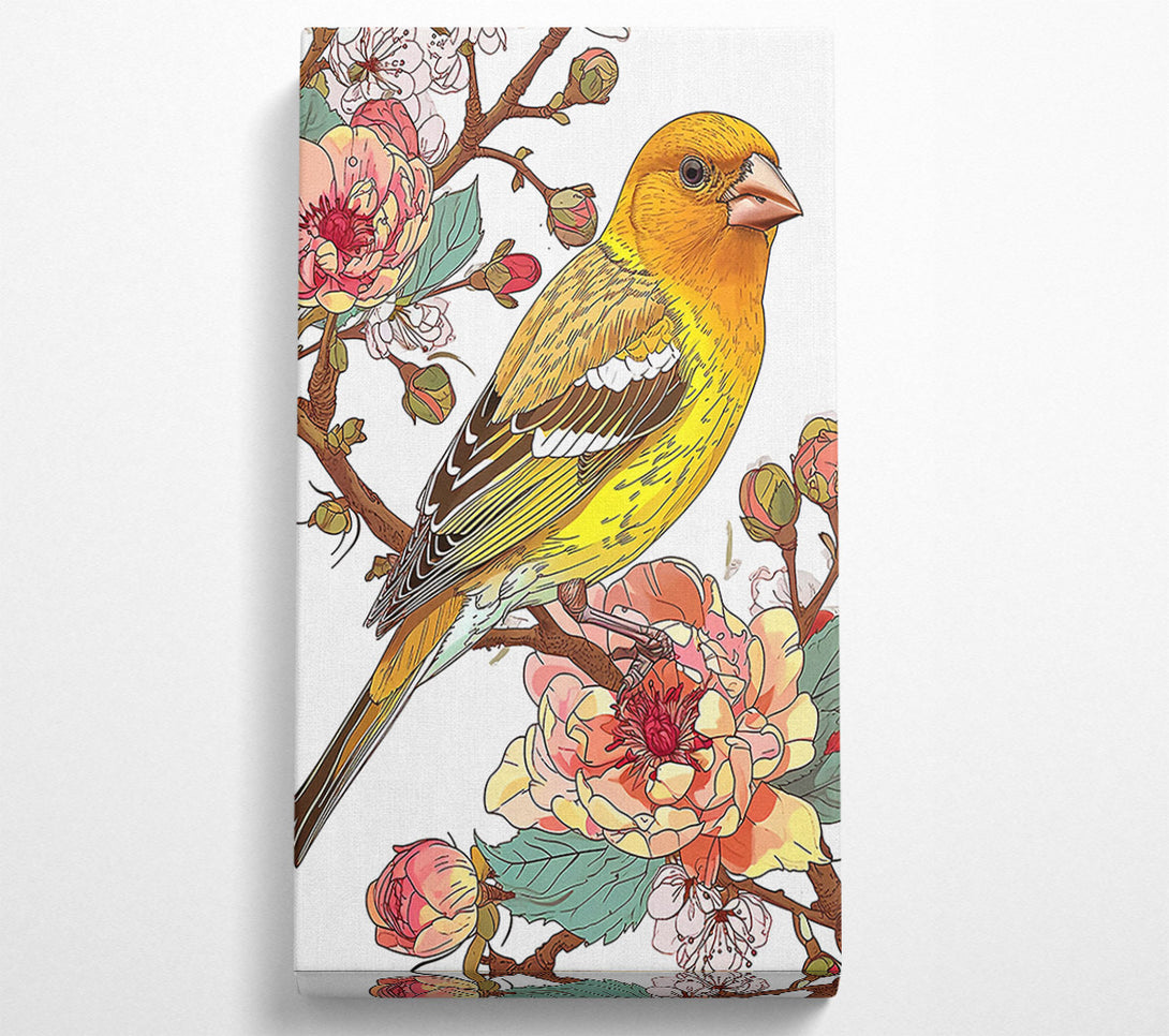  A Canvas Print of Golden Bird Canvas Print