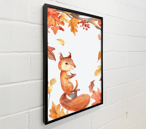Autumn Orange Squirrel