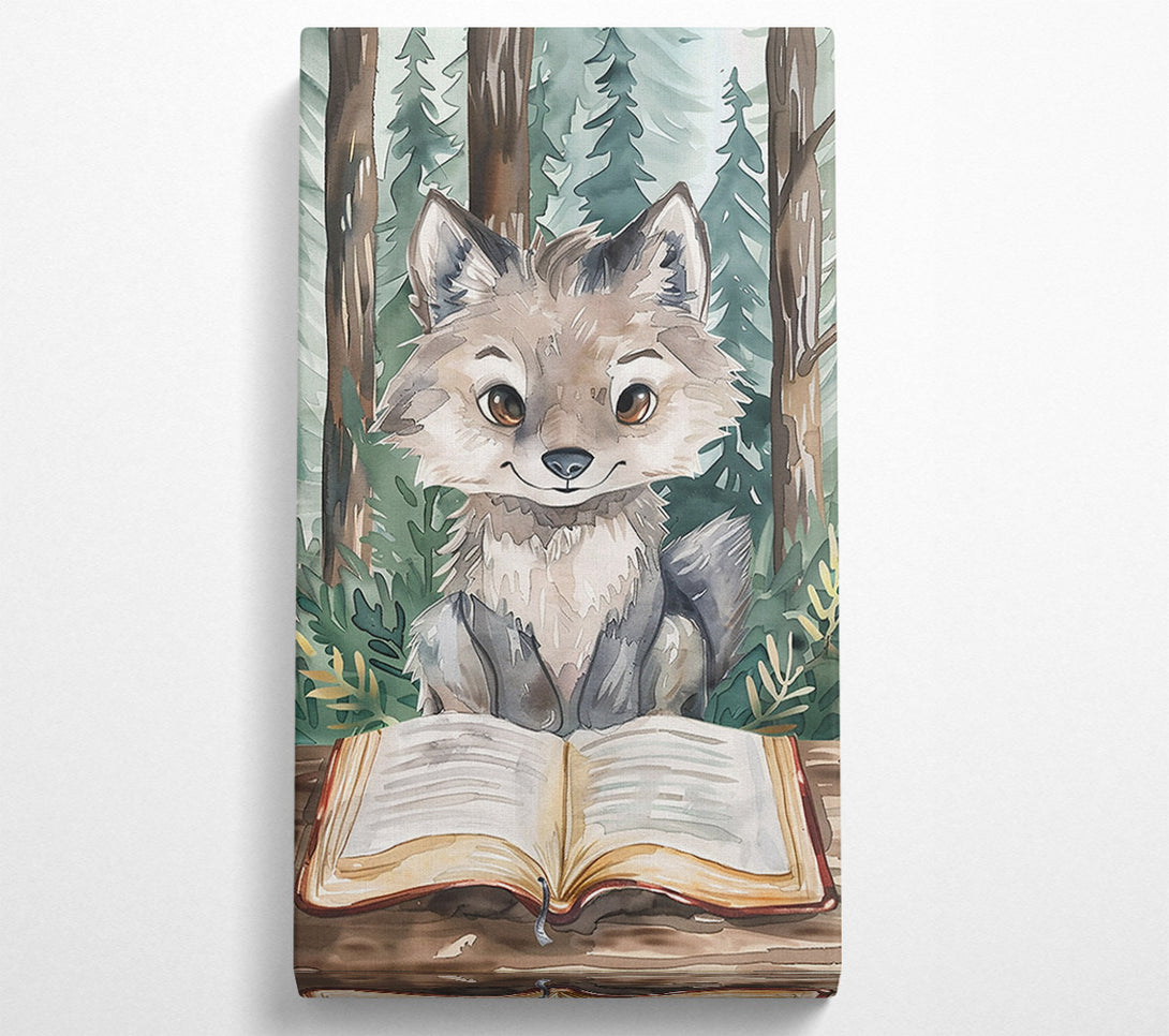  A Canvas Print of Sage Wolf'S Storytime. Canvas Wall Art