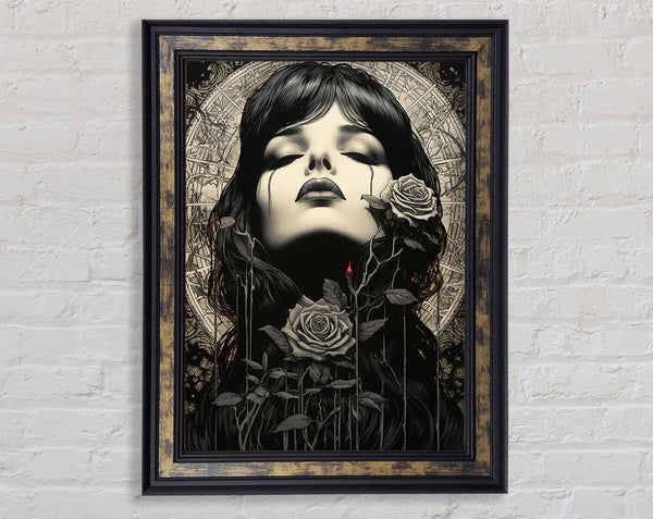 Gothic Beauty Framed Print