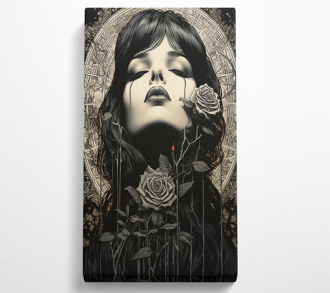  A Canvas Print of Gothic Beauty Canvas Print