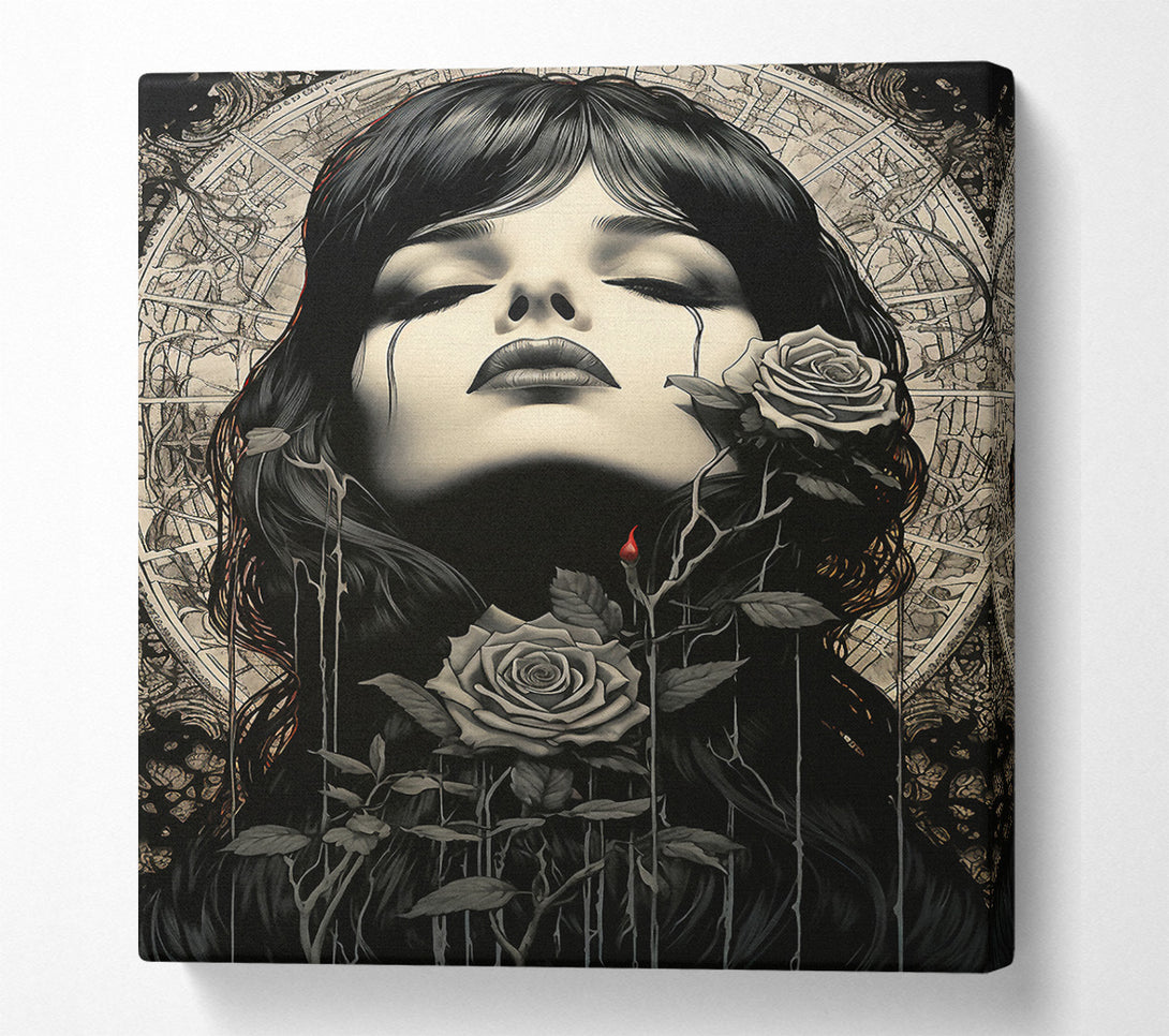  A Canvas Print of Gothic Beauty Canvas Print