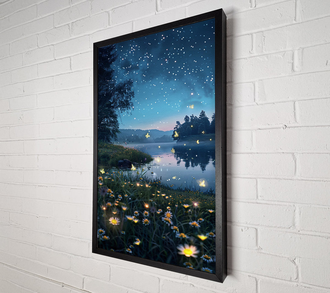  A Canvas Print of Blue Night'S Whisper Canvas Art