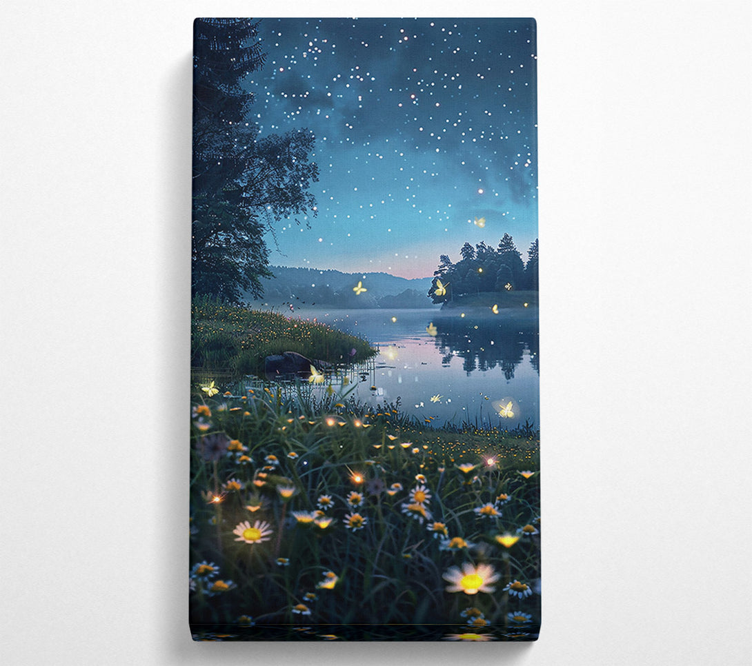  A Canvas Print of Blue Night'S Whisper Canvas Art