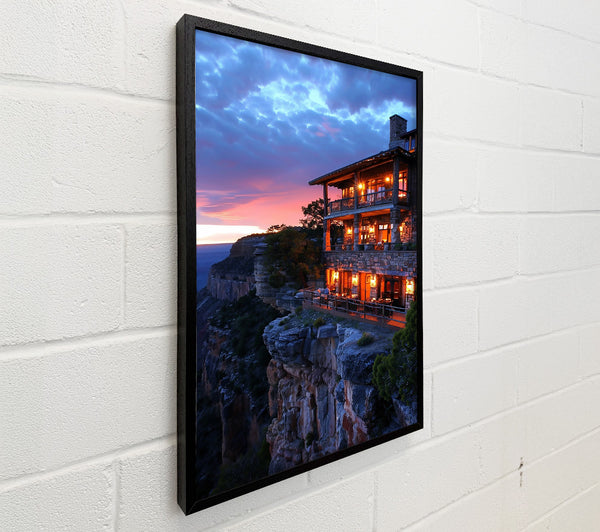 Blue Sky Cliffside Cabin
