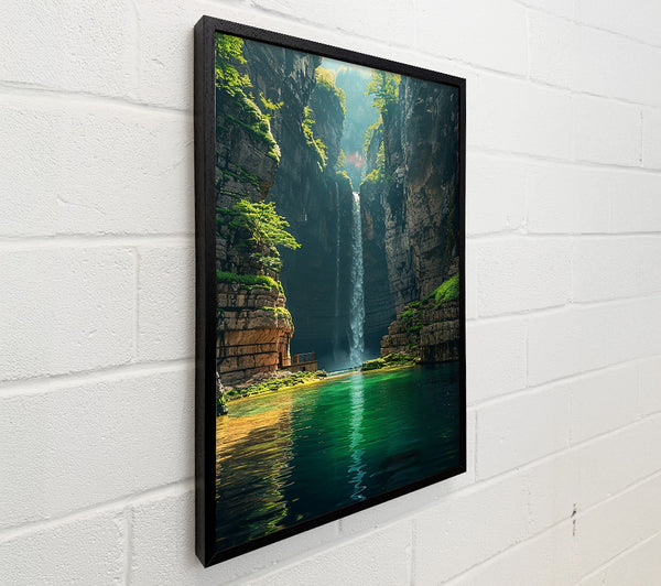 Emerald Waterfall Canyon