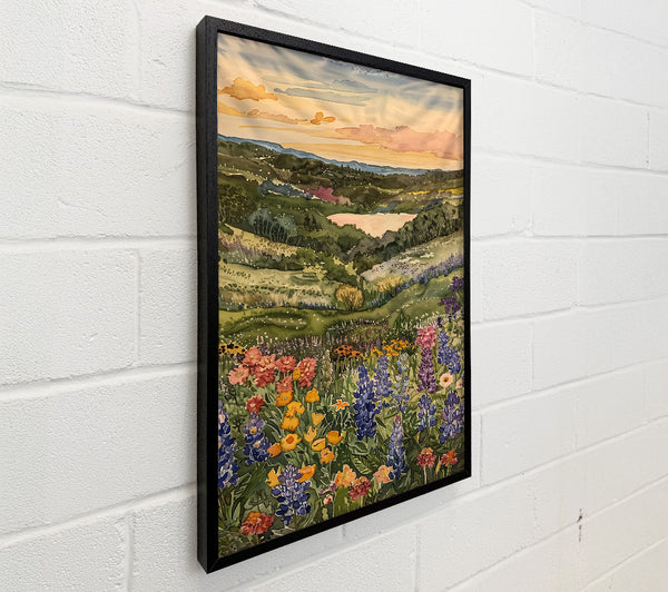 Bluebell Valley Sunset