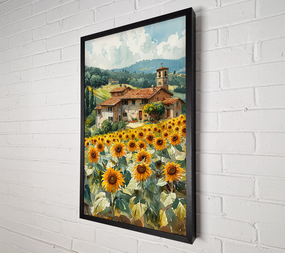  A Canvas Print of Golden Italian Dream Canvas Print