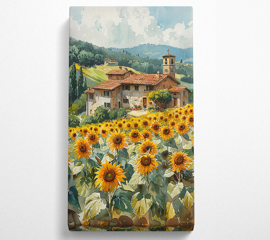  A Canvas Print of Golden Italian Dream Canvas Print