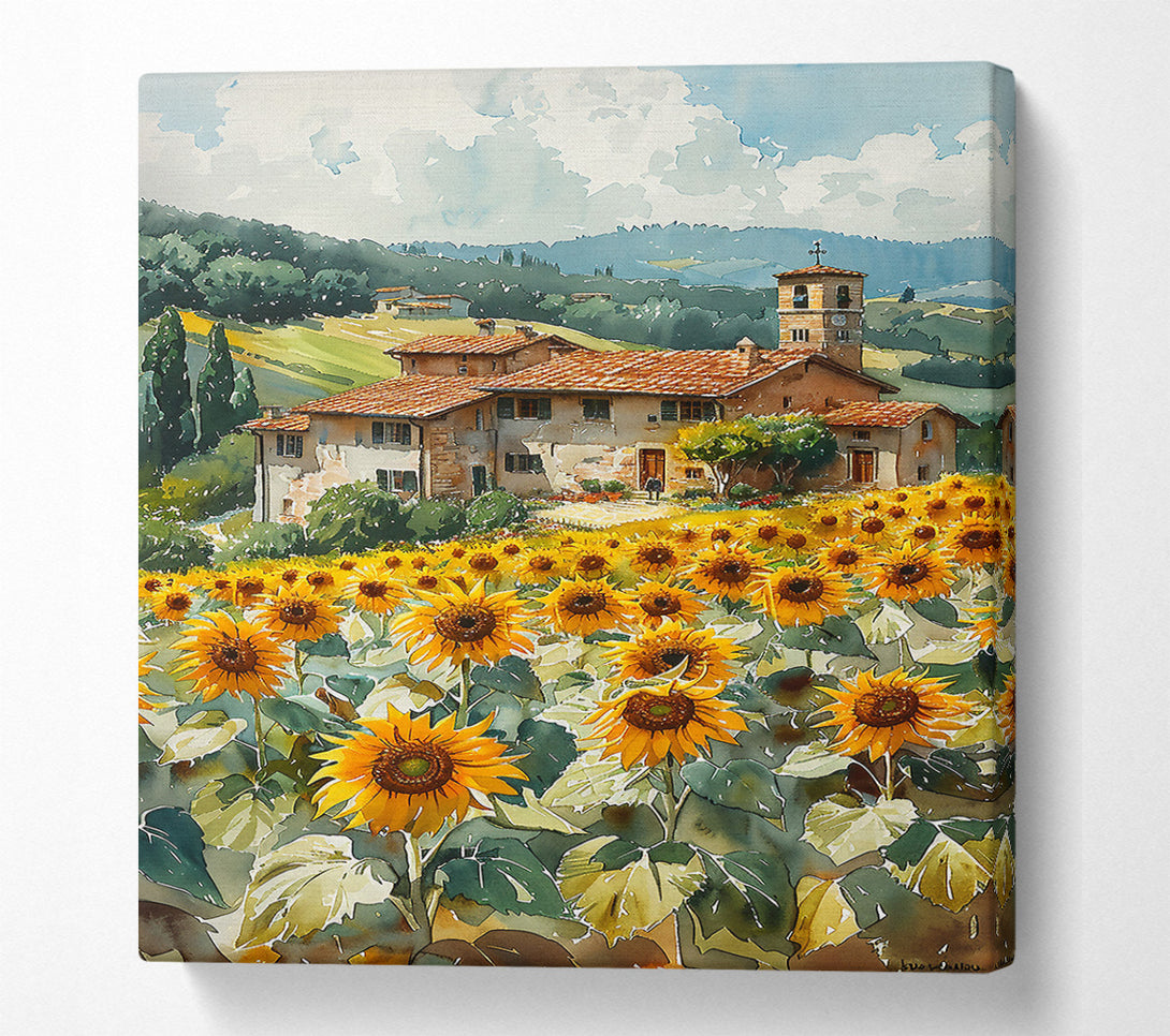  A Canvas Print of Golden Italian Dream Canvas Print