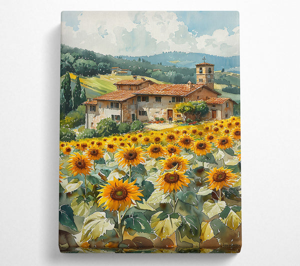  A Canvas Print of Golden Italian Dream Canvas Print