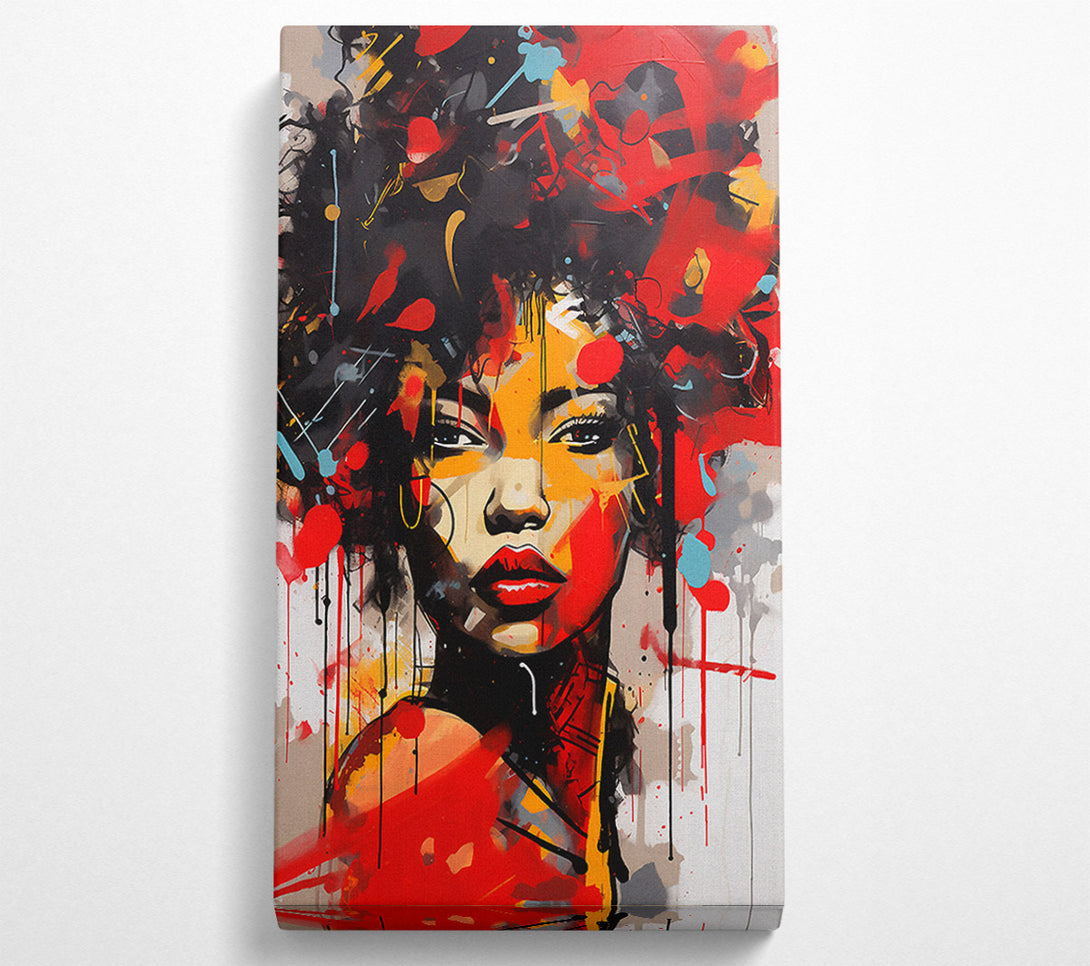  A Canvas Print of Graffiti Punch Canvas Wall Art