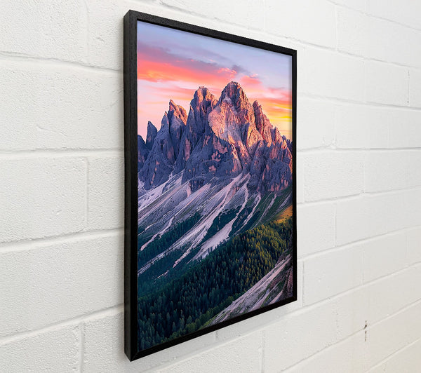 Pink Mountain Sunrise