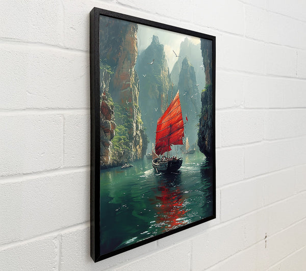 Crimson Sails Through The Mist