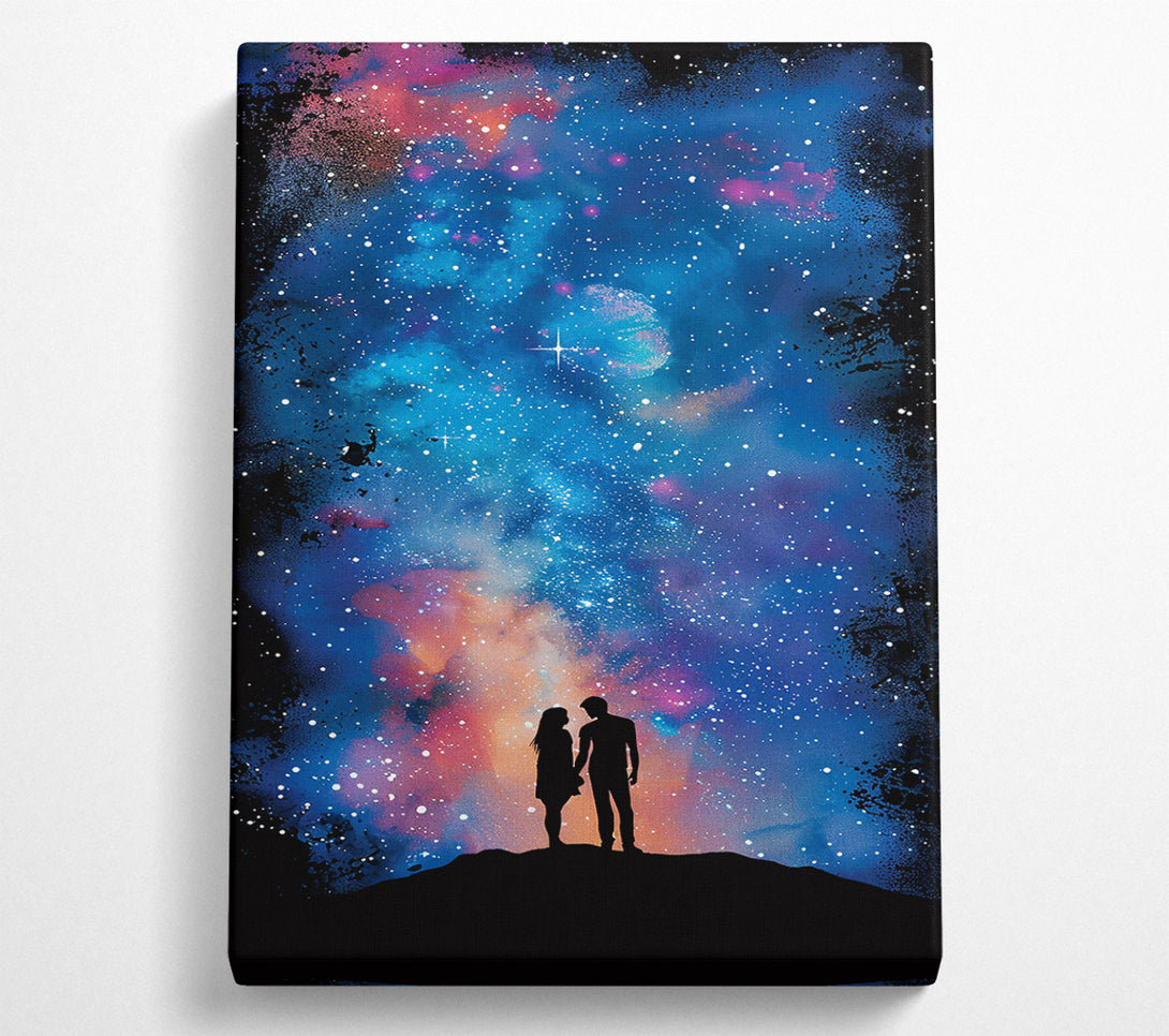  A Canvas Print of Blue Sky Lovers Canvas Wall Art