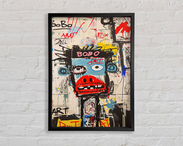 Grafitti Bobo Framed Print