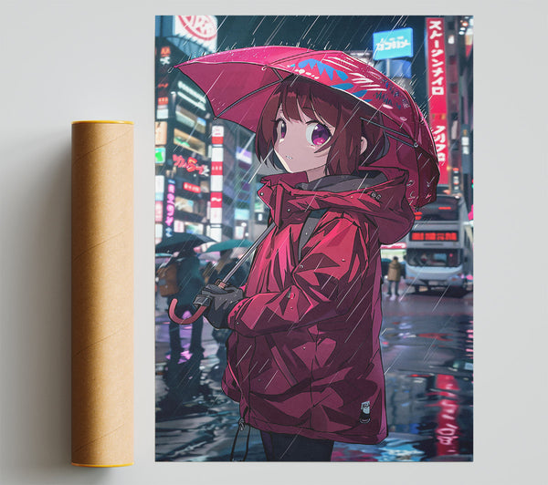 Crimson Rain City Poster