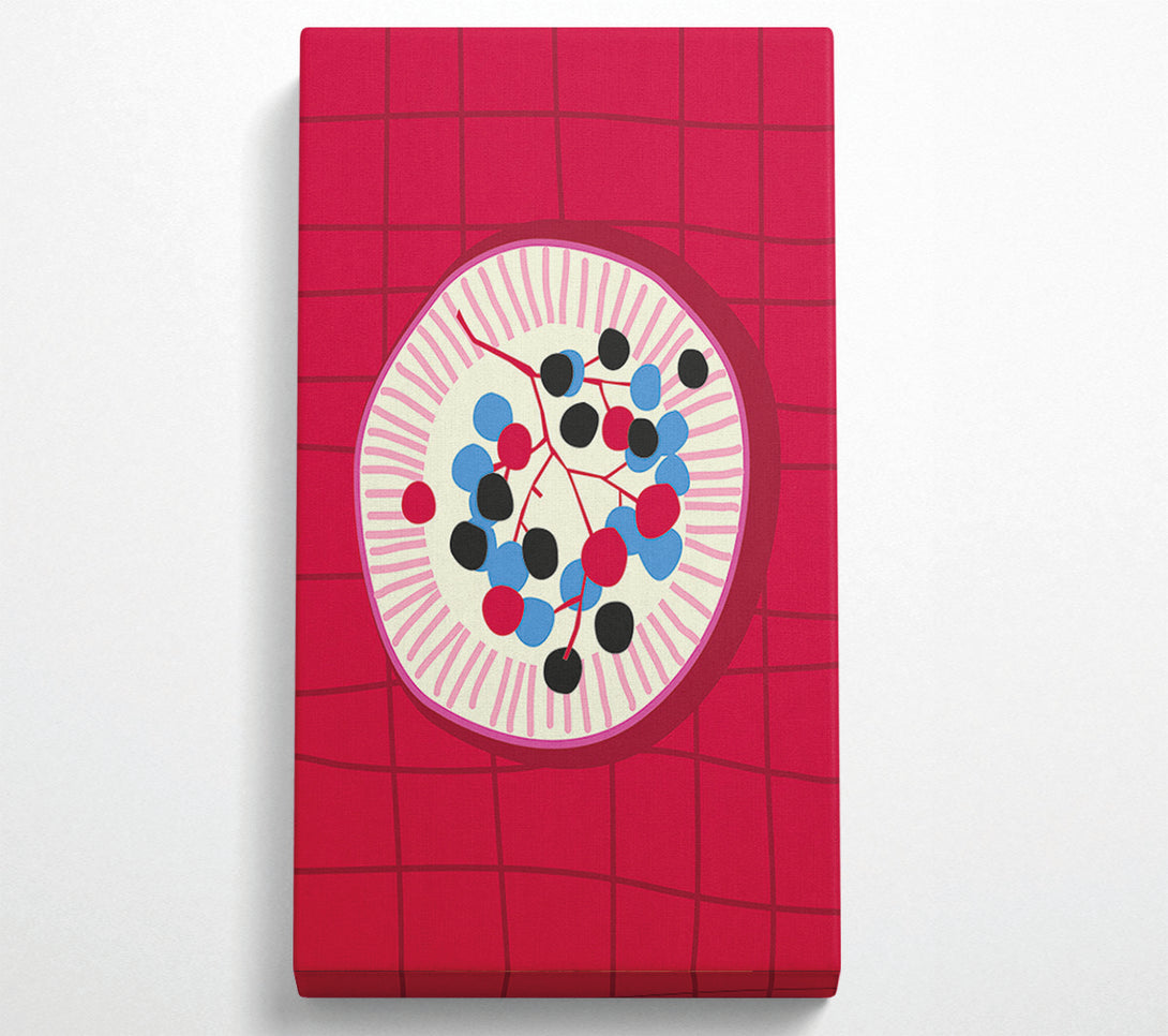  A Canvas Print of Grapes On A Plate Bohemian Canvas Art