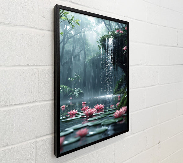Green Rain And Lotus