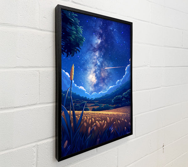 Blue Sky Starry Night