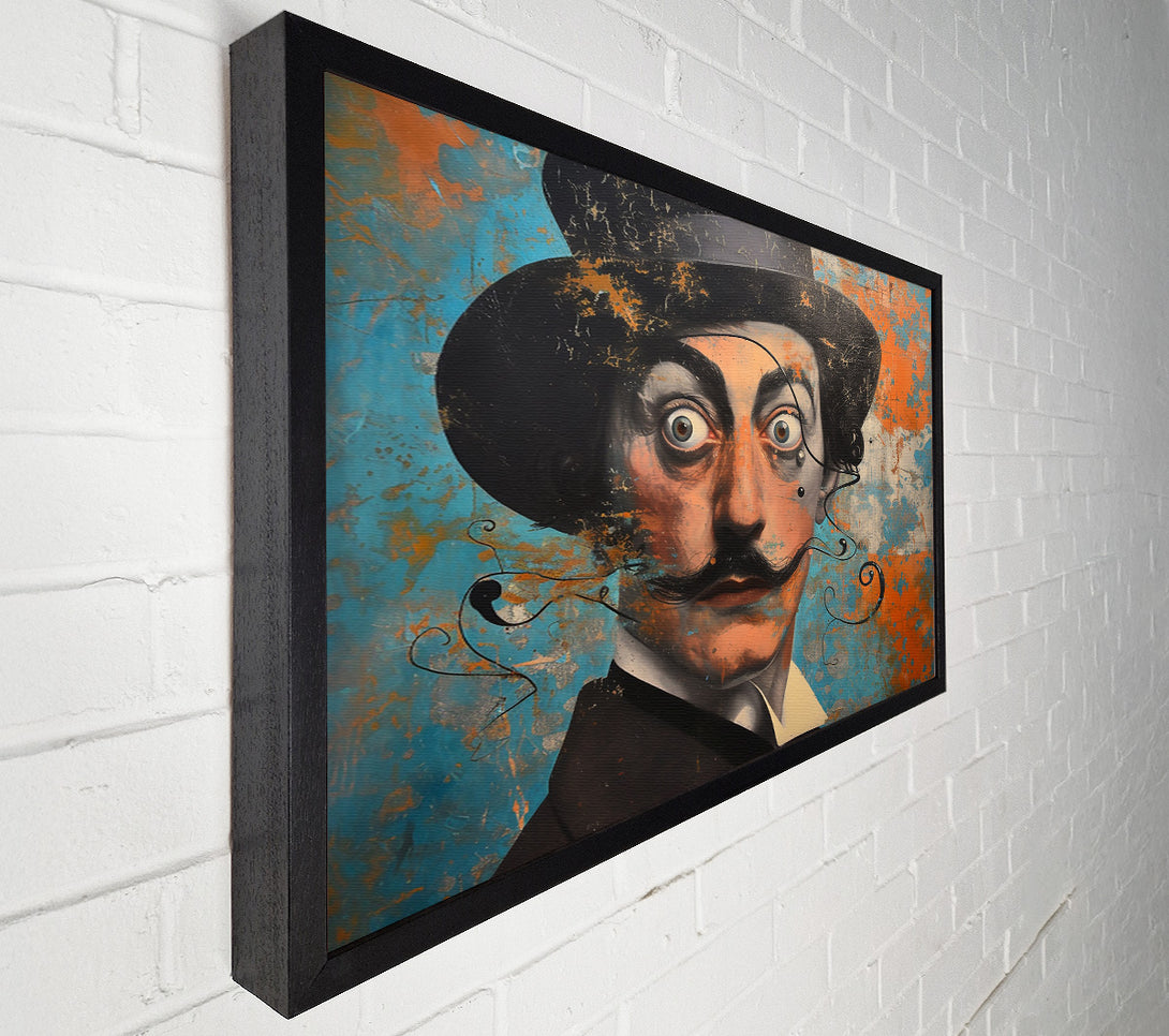  A Canvas Print of The Blue Gentleman'S Gaze Canvas Art