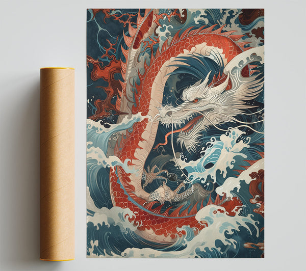 Crimson Dragon'S Rise Poster