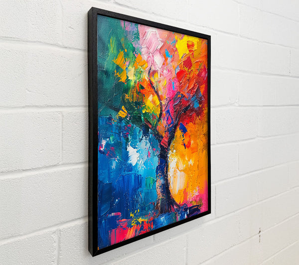 Orange Abstract Tree