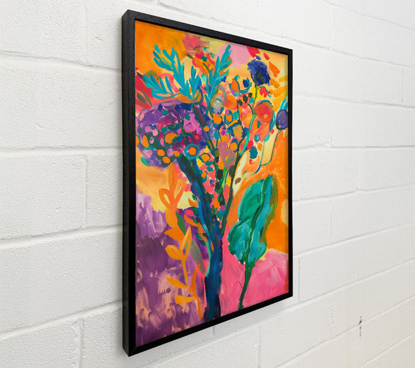 Orange Floral Dreams