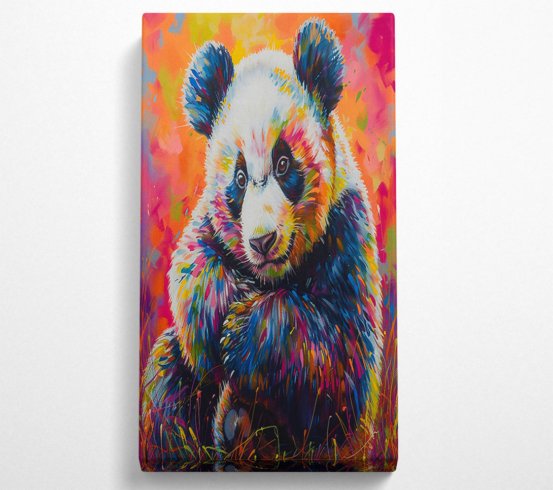  A Canvas Print of Blue Panda Dream Canvas Print