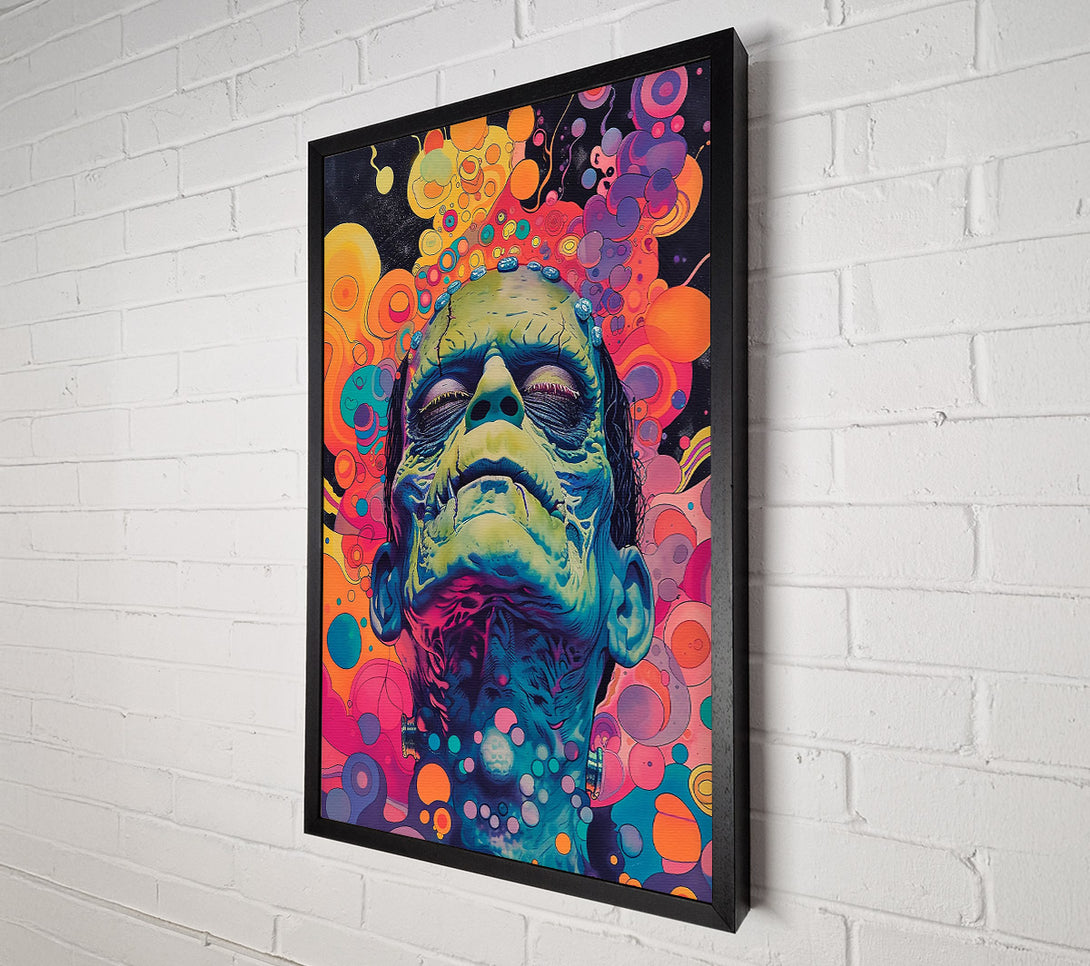  A Canvas Print of Blue Monster Dreamscape Canvas Art
