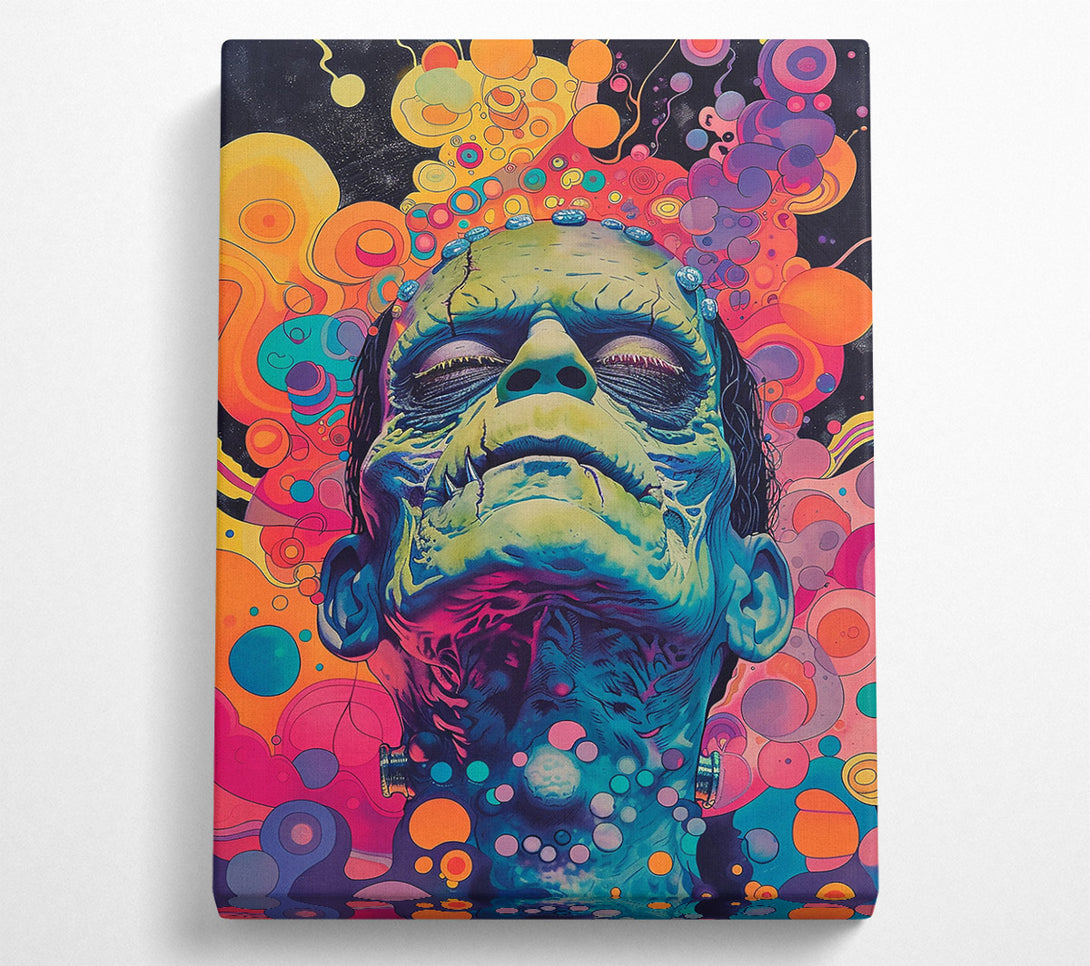  A Canvas Print of Blue Monster Dreamscape Canvas Art