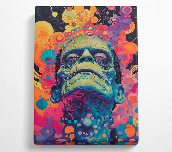  A Canvas Print of Blue Monster Dreamscape Canvas Art