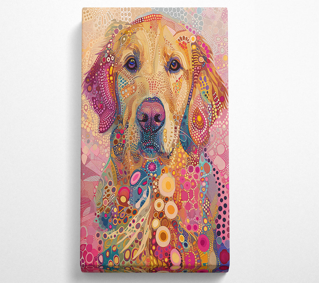  A Canvas Print of Golden Mosaic Dream Canvas Print