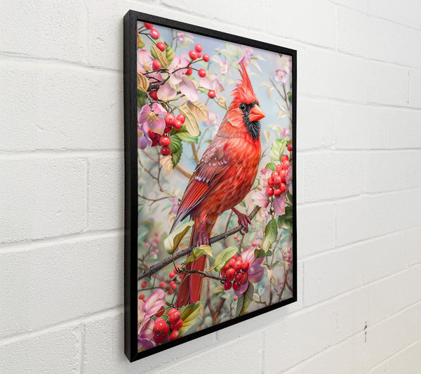 Crimson Cardinal'S Bloom