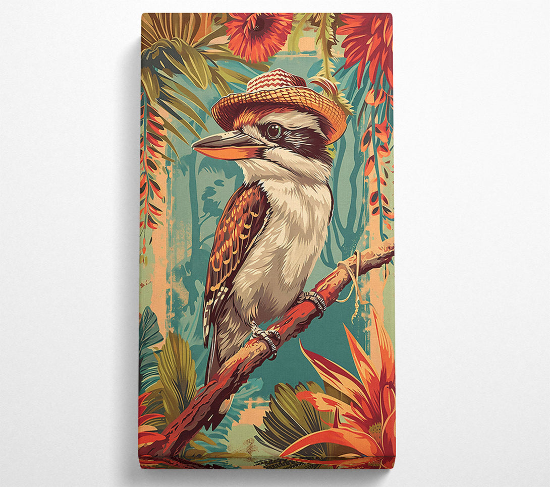  A Canvas Print of Orange Kookaburra Dreams Canvas Art
